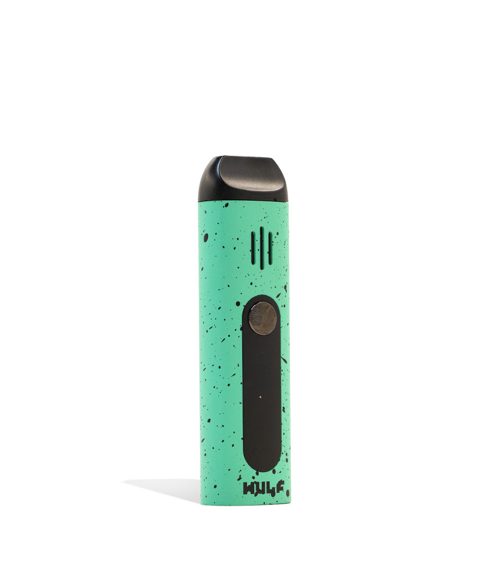 Teal Black Spatter Wulf Mods Flora Vaporizer Side