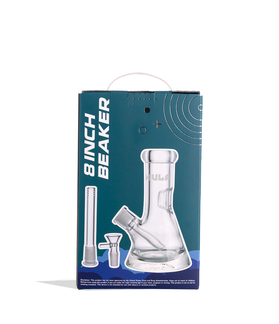 Wulf Glass 9mm 8 Inch Beaker Water Pipe Packaging Back View