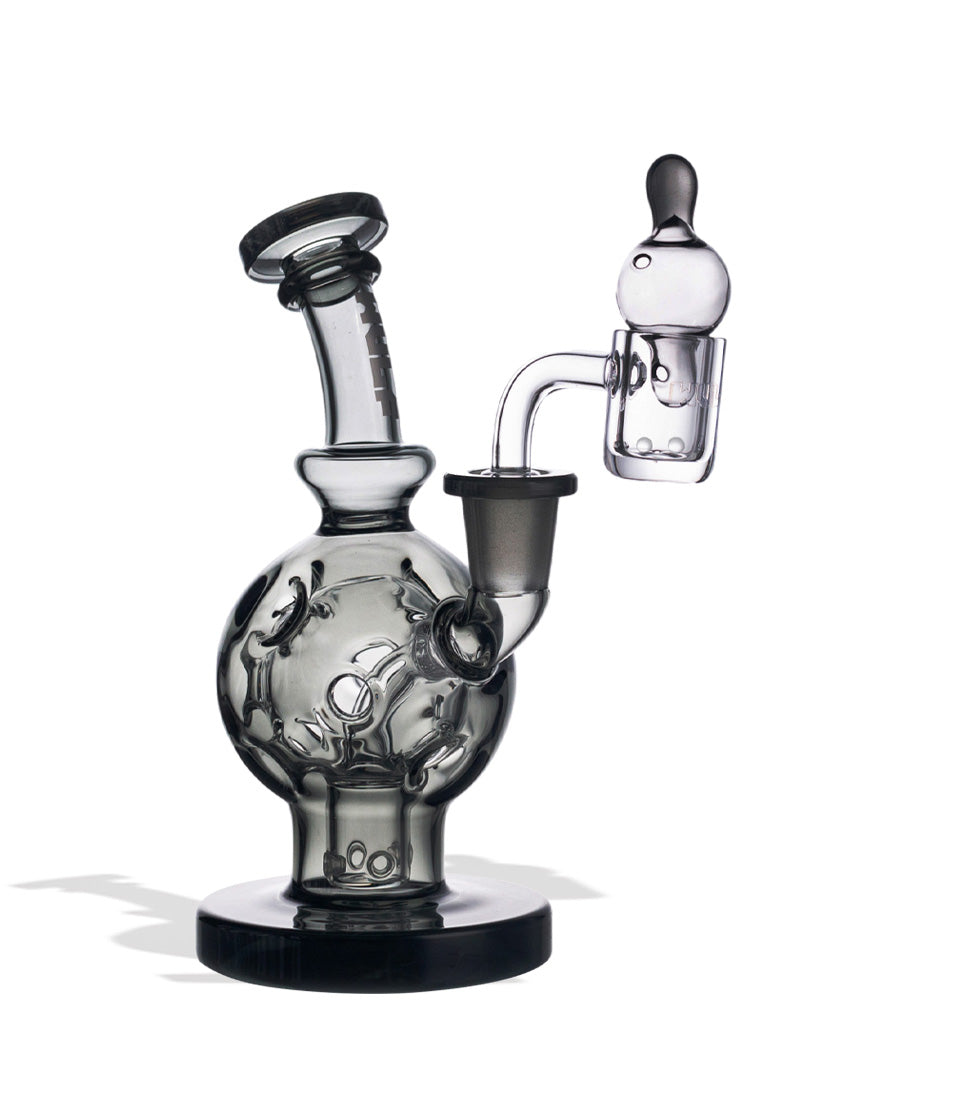 Smoke Wulf Mods Atom 14mm Dab Rig with Quartz Banger Side View