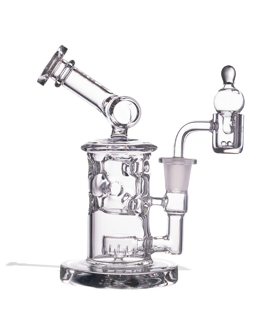 Clear Wulf Mods Tyde 14mm Dab Rig with Quartz Banger