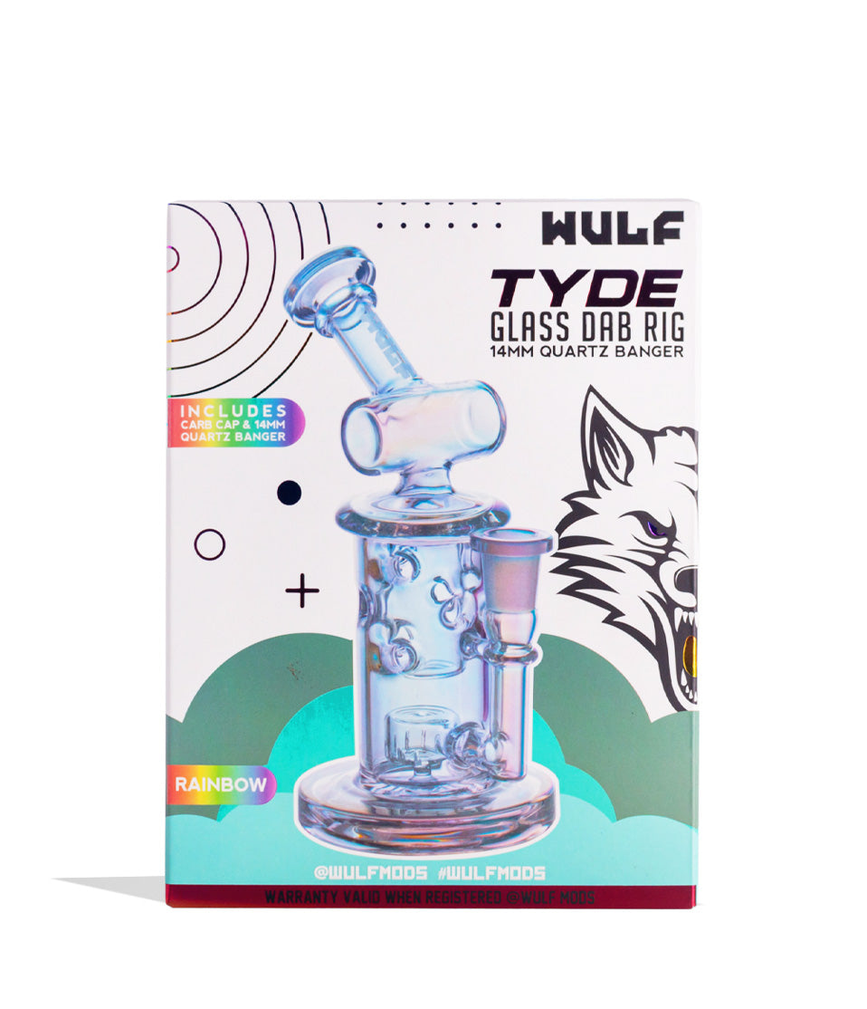 Full Color Wulf Mods Tyde 14mm Dab Rig Packaging