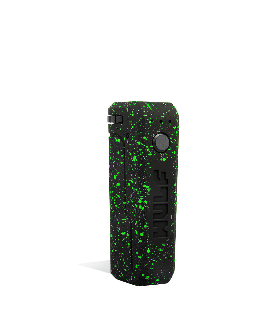 Black-Green Spatter Wulf Mods UNI Adjustable Cartridge Vaporizer Side View