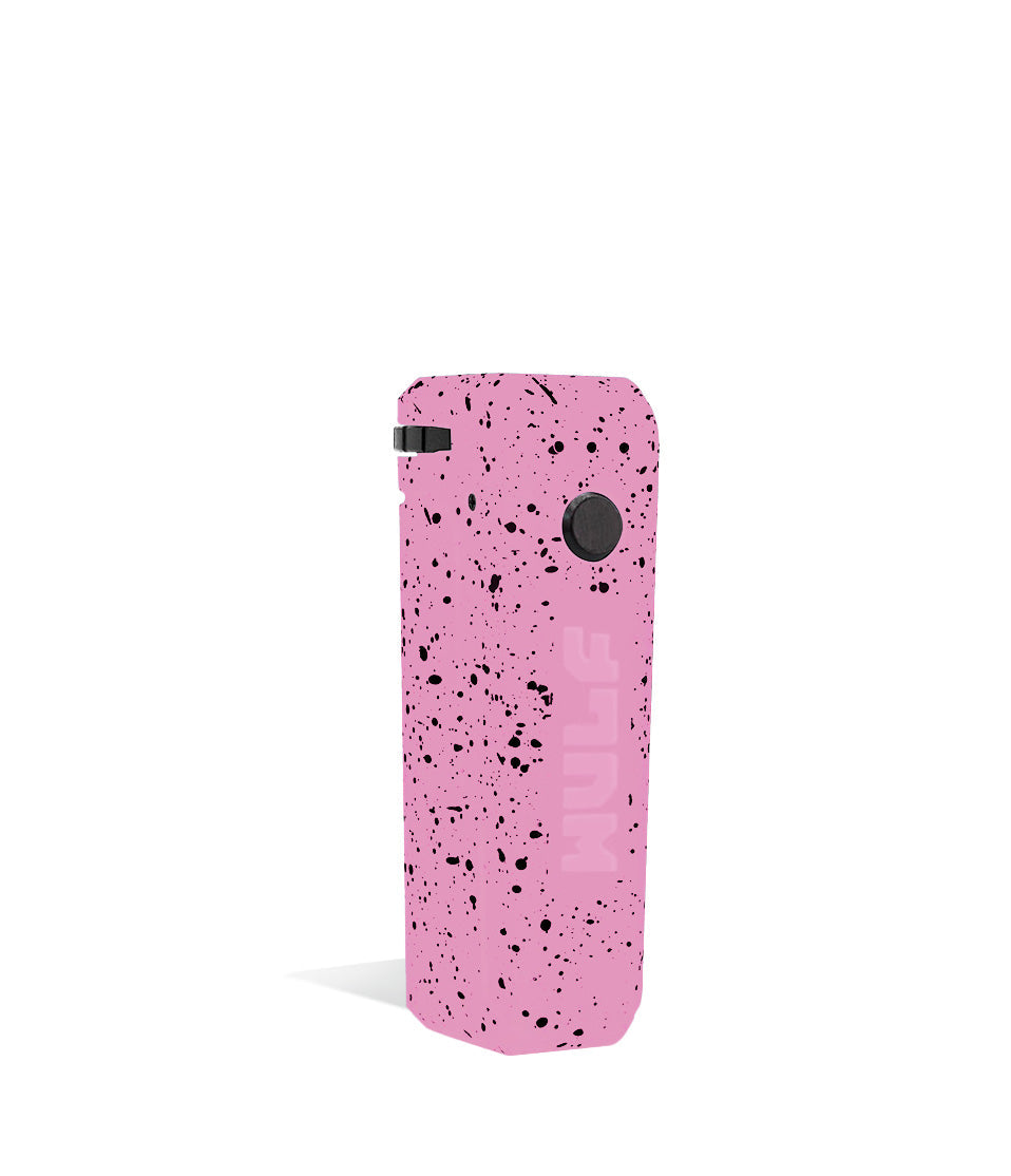 Pink-Black Spatter Wulf Mods UNI Adjustable Cartridge Vaporizer Side View