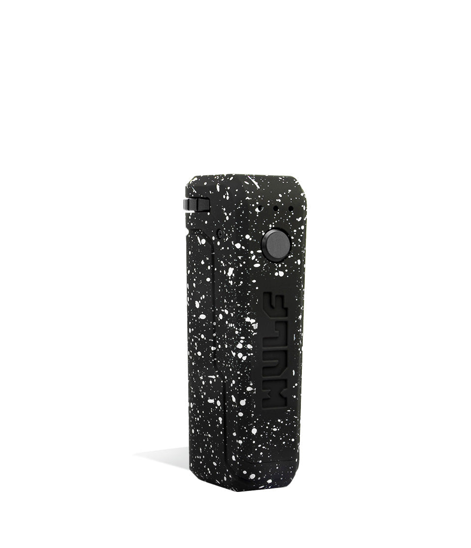Black-White Spatter Wulf Mods UNI Adjustable Cartridge Vaporizer Side View