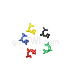 Clips for GOG 10mm Joints - Assorted Colors 25CT/BAG - TPCSUPPLYCO