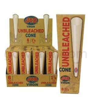 JOB Virgin Cones 1 1/4 6pk 32CT/BX - TPCSUPPLYCO