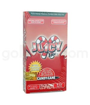 Juicy Jay's 1 1/4'' Rolling Paper -Candy Cane 32/pk 24ct/bx - TPCSUPPLYCO
