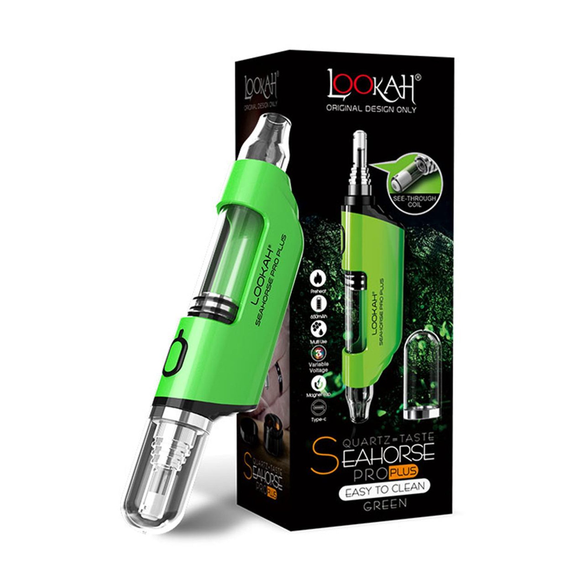 Lookah Seahorse Pro 650mAh Concentrate Vaporizer - TPCSUPPLYCO